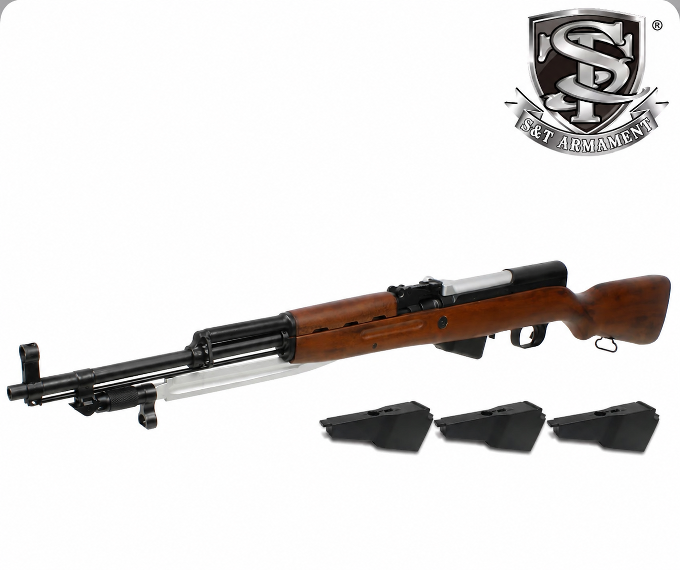 S&T SKS-45 G3 リアルウッド 電動ガン(予備マガジン選択可)