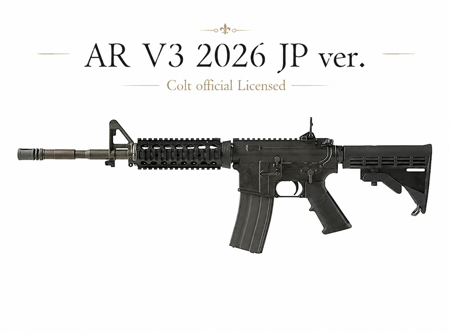 GHK M4 RAS 14.5inch CO2 ガスブローバックライフル (AR V3 2026 JP ver./Colt official Licensed)