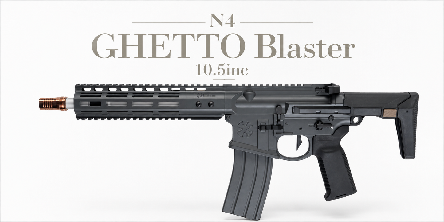 EMG/DE NOVESKE ノベスキー N4 GHETTO Blaster 10.5inc ブラック GBBR