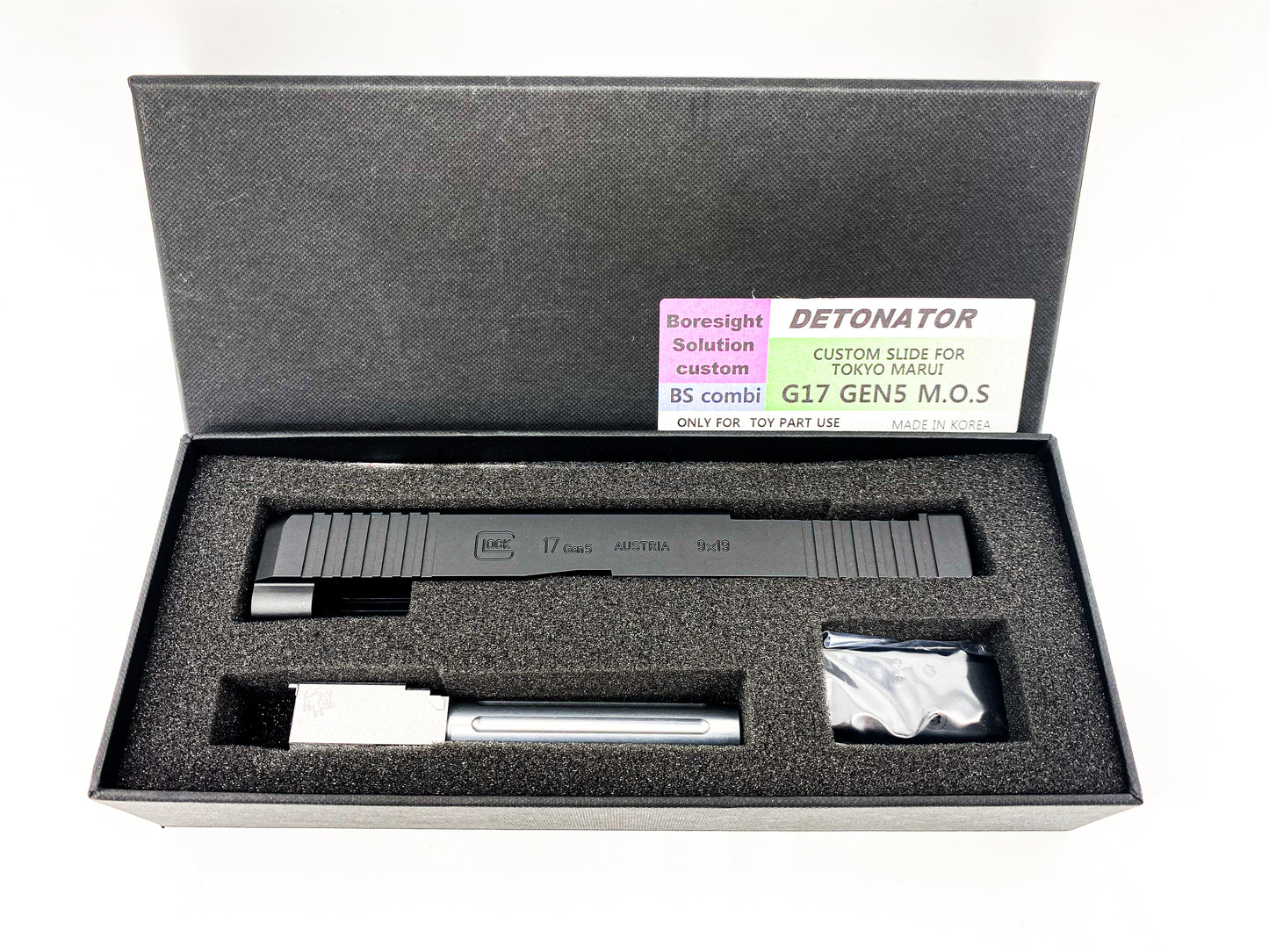 SL-G1724 デトネーター アルミスライド/アウターバレルセット 東京マルイ G17 グロック17 Gen.5 MOS