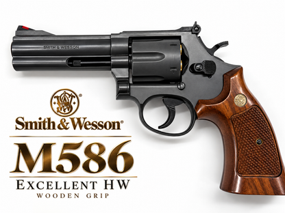 MARUSHIN マルシン S&W M586 エクセレントHW ラバーグリップ ガスガン 左側面