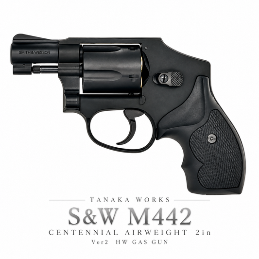 TANAKA WORKS タナカ S&W M442 センチニアル エアウェイト 2in Ver.2 HW ガスガン