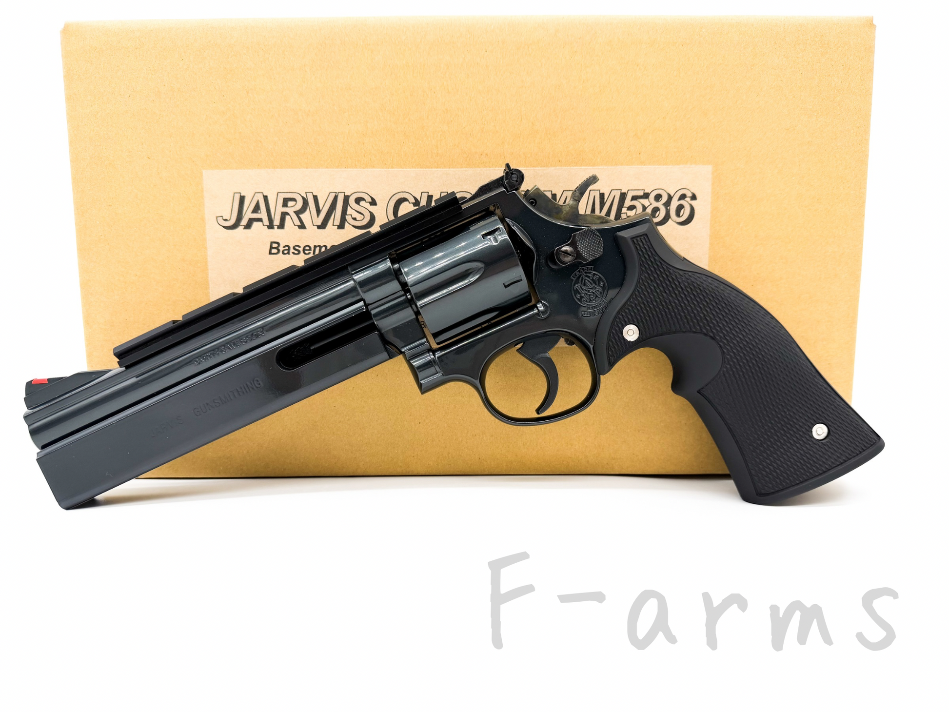 BWC M586 ジャービスカスタム リボルバー ブラック 外観ディテール