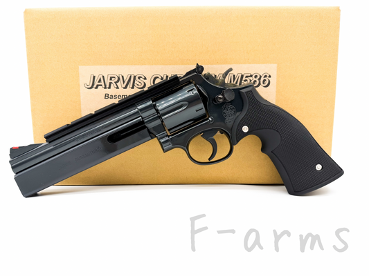 B.W.C BWC JARVIS CUSTOM ジャービス カスタム M586 BLACK MODEL ブラック モデルガン