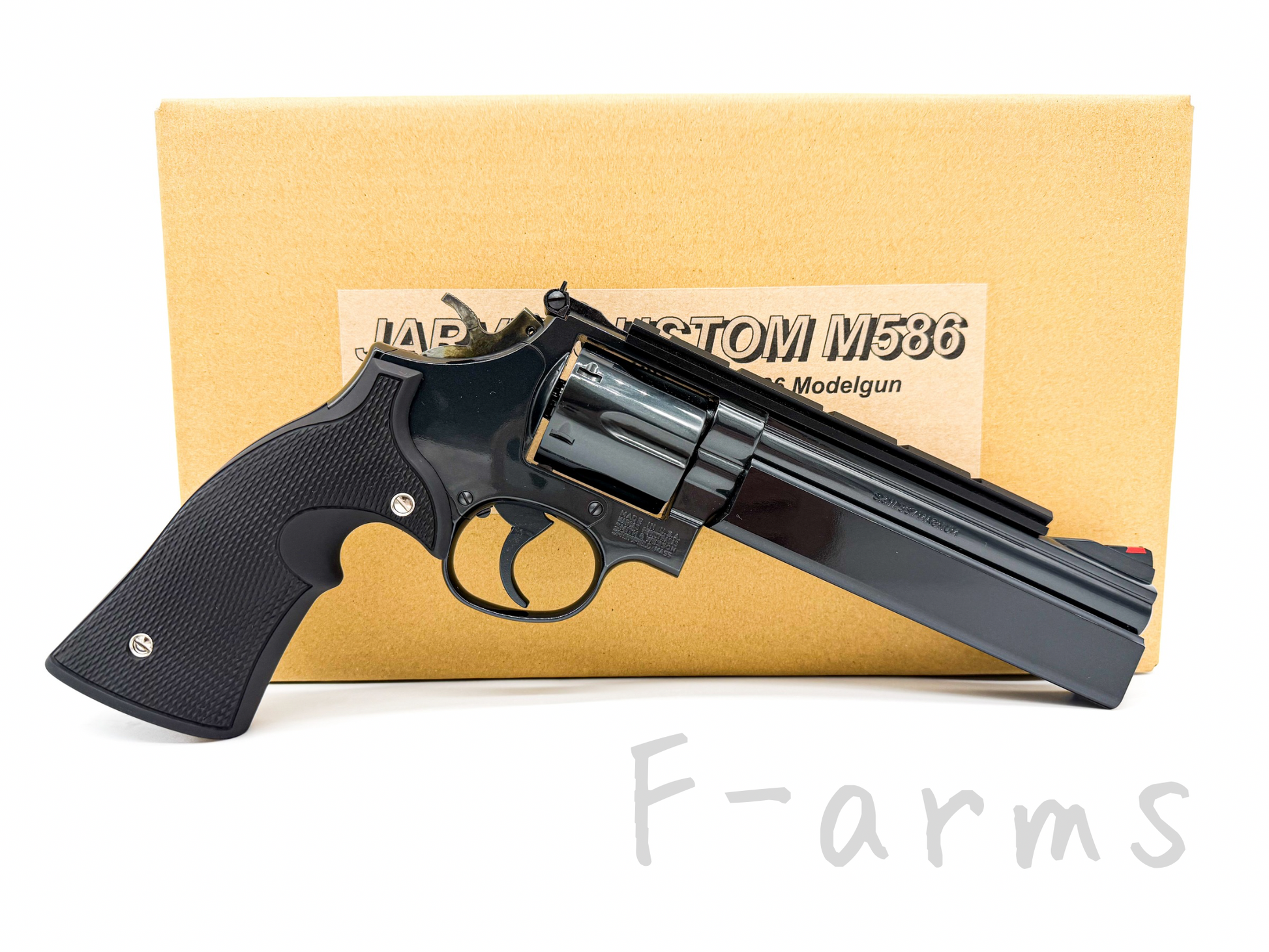 B.W.C JARVIS CUSTOM M586 BLACK MODEL モデルガン | カスタム – F