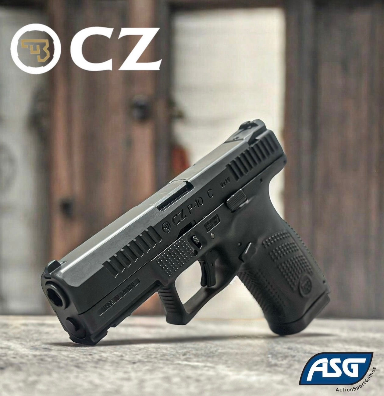 ASG CZ P-10C ガスブローバック JP Ver 樹脂スライド コンパクトハンドガン 日本仕様 限定モデル Ｆアームズ