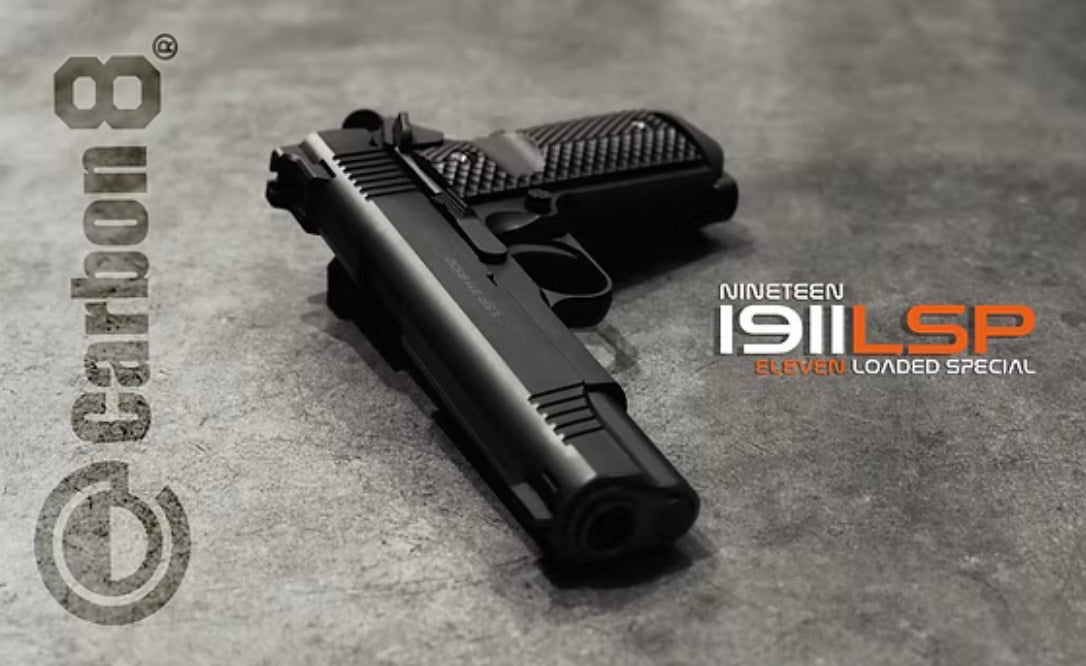 Carbon8 1911 LSP ノーマルモデル レールレスフレーム CO2ガスブローバック 全体写真 Fアームズ