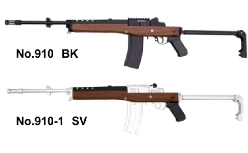 DOUBLE BELL ダブルベル MINI14GBメタル AEG 電動ガン フェイクウッド No910 BK ブラック No910-1 SV シルバー